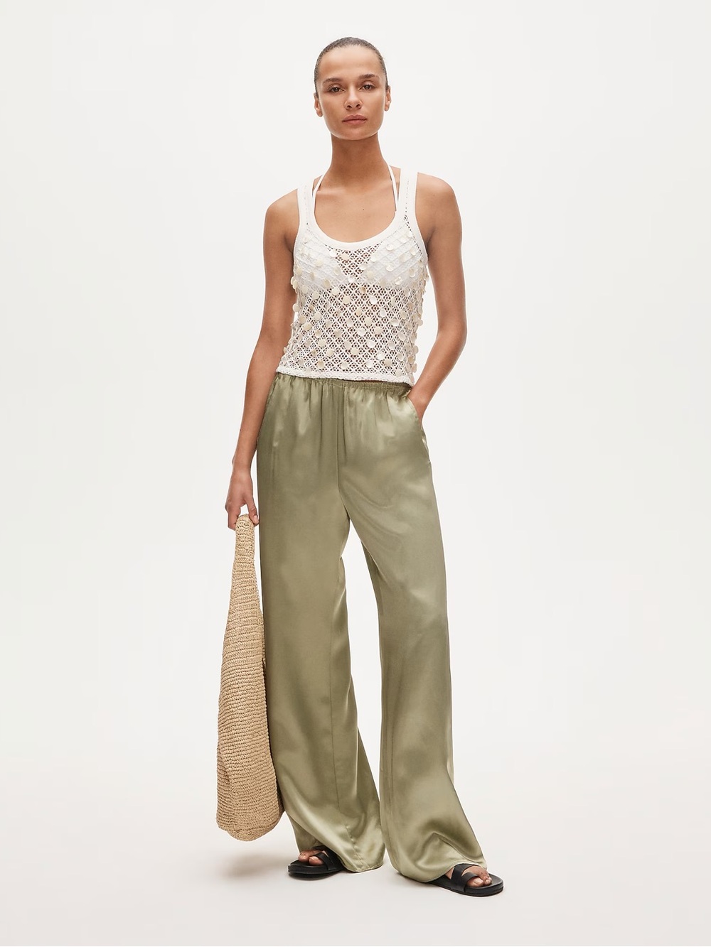 J Crew Cosmo pant in luster charmeuse